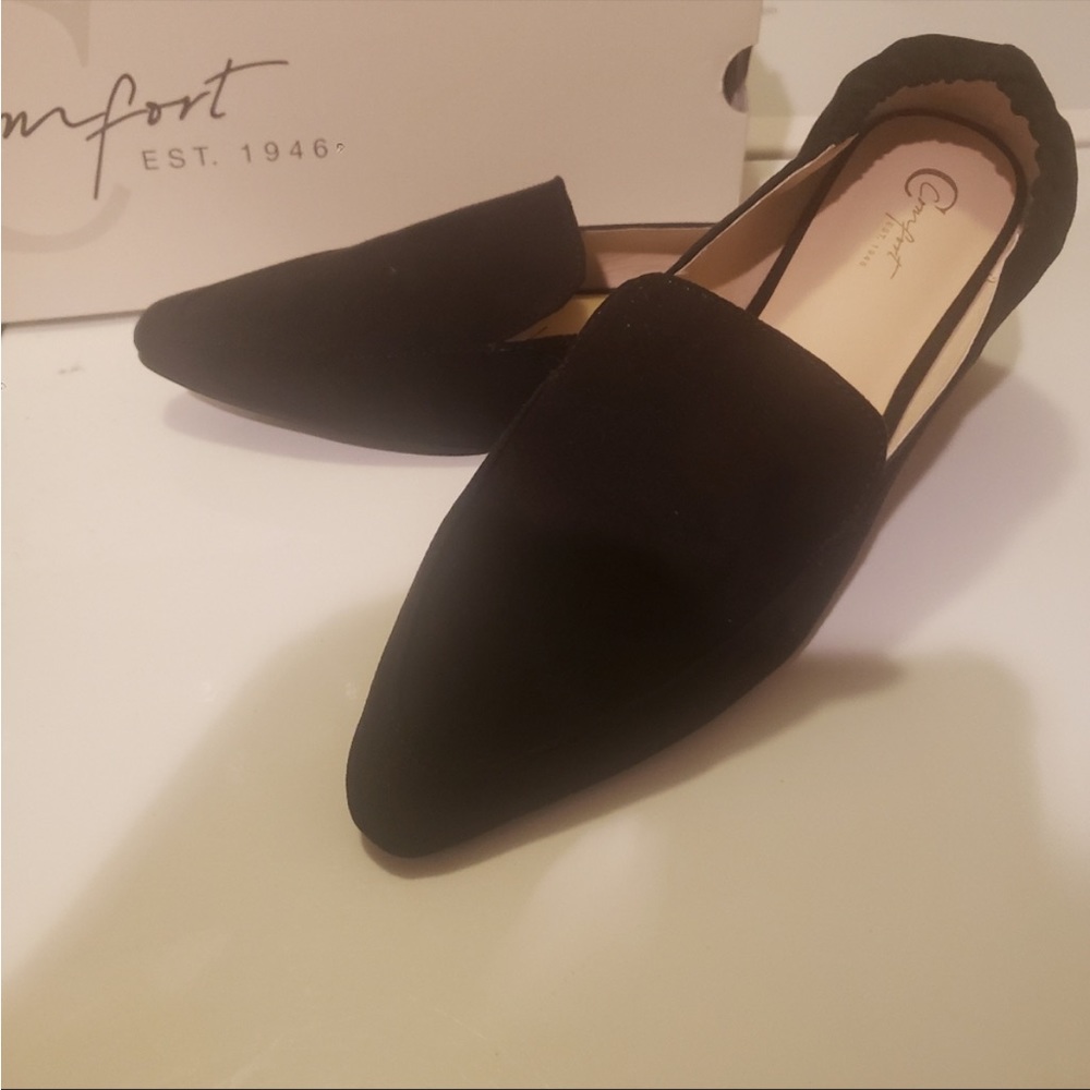 Comfort ladies pointed toe flats